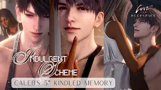 🍎CALEB | INDULGENT SCHEME Kindled 5* Memory { Love and Deepspace} | BlackMC | Gaming Otome RPG