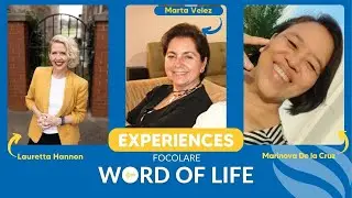There&acute;s Grace to be found in our suffering (The Focolare Word of Life Experiences)