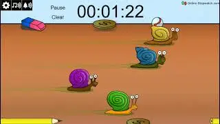 3 Minute Snail Racing Timer (slow)