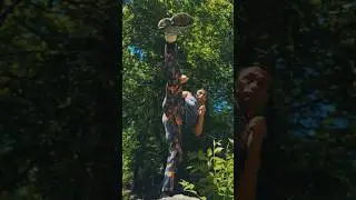 Amazing split kick in forest! ￼ #darkscopa #shorts #martialarts #fighting #parkour #action