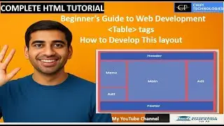 HTML Tutorial - Create a Real-life Web Page Layout 3 - Table - ChiPi Technologies