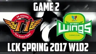 Faker Katarina Mechanics - SKT T1 vs Jin Air Game 2 Highlights Spring 2017 Week 1 Day 2