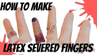 DIY Latex Severed finger prop part 1