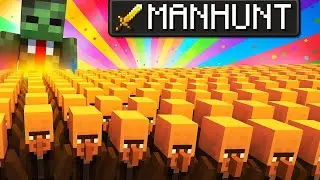 1,000,000 Villager MANHUNT    #minecraft #minecraftmemes #shorts