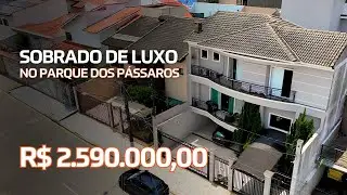 O M² MAIS BARATO DO PARQUE DOS PÁSSAROS: SOBRADO À VENDA EM SÃO BERNARDO COM PISCINA E ÁREA GOURMET