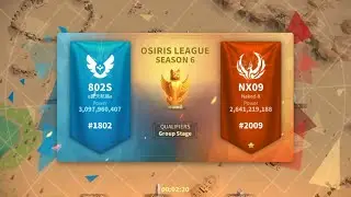 Osiris League S6 : 802S vs NX09 | Realm of Anubis &mdash; Qualifiers Group Stage | Rise of Kingdoms