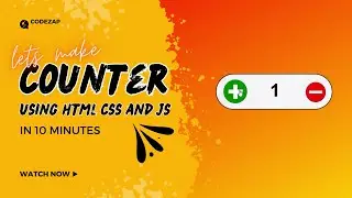 LETS MAKE A COUNTER USING | HTML | CSS | JS |  ASMR - NO TALKING
