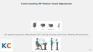 Как отрегулировать подставку для монитора HP: высоту, наклон, поворот и вращение