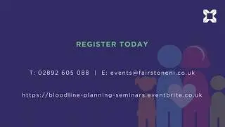 Bloodline Planning Educational Seminar - 18.04.19
