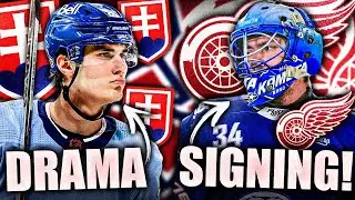 STEVE YZERMAN MAKES A SURPRISING SIGNING + JURAJ SLAFKOVSKY CONTROVERSY IN SLOVAKIA (Habs, Detroit)