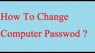 How To Change Computer Password | Amna Khird Tech Vlog | Urdu & Hindi
