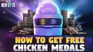 🔥 HOW TO GET FREE CHICKEN MEDALS IN PUBG NEW STATE | GET FREE CRATE OPENING WITH CHICKEN MEDALS