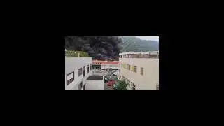 INCENDIO ALPITRONIC BOLZANO     PRIMA VS DOPO