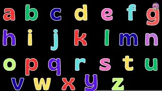 Learn Lowercase of alphabet letters a to z| abcdefghijklmnopqrstuvwxyz| preschool learning| ABC song