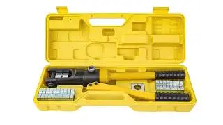 Hydraulic crimping compression tools with hand operated