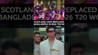 Bangladesh replaced by Scotland in 2026 T20 WC 😂 #cricket2026 #cricketmemes #cricketworldcup