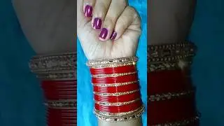 sawan special Red chuda set #chuda #bangles #youtubeshorts #sawan #shorts