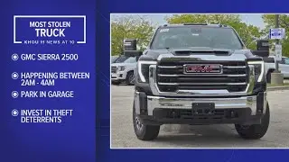 GMC Sierra 2500 thefts are up across the country