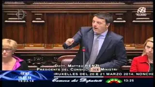 La giornata politica del Governo Renzi