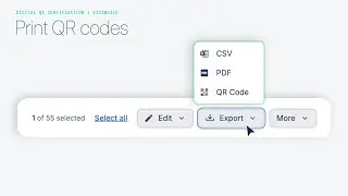 How to export QR codes | Digital QA Certification | Visibuild