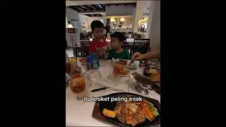 #sillyfunnyfam #boncafe #steak #kidsmenu #resto #playground #makan #surabaya