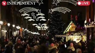 Live: Scenes at Christmas market in German town following attack