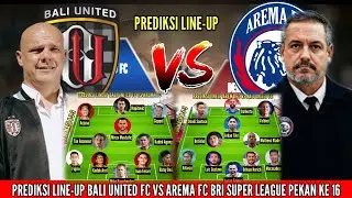 Bali United FC vs Arema FC | Prediksi line-up Pekan ke 16 BRI super league musim 2025/2026
