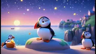 Five Little Puffins Counting Fish | Nursery Rhymes for Kids & Baby Songs