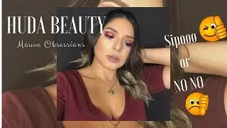 NEW Huda Beauty Obsessions Palette! Mini palette... MAUVE FALL TUT 2017