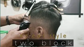 two block hair cut | Korean style #twoblockhaircut #koreanstyle #barber