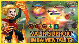 VALIR SUPPORT | BEST BUILD 2020 | NONSTOP BURNING BLAST | MOBILE LEGENDS