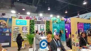 Kodak & HP Display Booth - Instant Cameras At CES 2024 Las Vegas Nevada