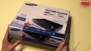 Samsung Smart WiFi Blu-Ray Player Unboxing (BD-E5400)