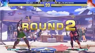 SFV AE - Xian (Ibuki) VS  Infiltration (Menat)  - Combo Breaker 2018