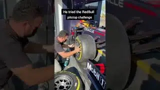 He Tried F1 Pit-stop Challenge
