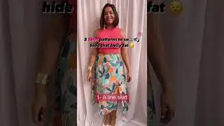 3 Skirts to hide that belly fat. #skirt #bellyfat #stylingtips  #fashion