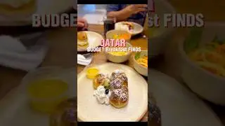 🇶🇦 Qatar Breakfast on a Budget 🍳 | Under QAR 50 | Malaysian Breakfast Edition #shorts