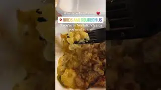 You MUST TRY the new Black- owned Restaurant in Norfolk, VA - Birds & Bourbon 😋 #fresh #seasoned