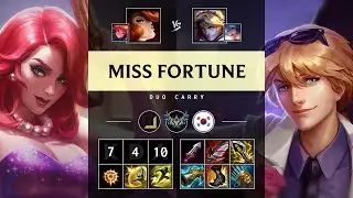 Miss Fortune ADC vs Ezreal - KR Challenger Patch 25.21