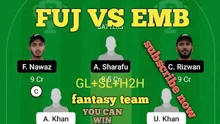 FUJ VS EMB// EMB VS FUJ //#FUJ_VS_EMB #PRADICTION11 #LIVE_UPDATES
