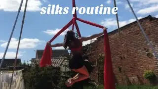 Aerial silks routine | breathe me by sia | x pole a frame