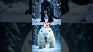 Black Panther VS White Animals (Lion,Tiger,Bear,Wolf) #animals #fight #battle #epic#vs #blackpanther