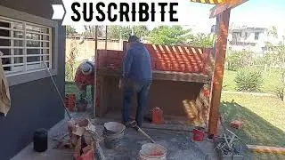 Nueva parrilla con pérgola