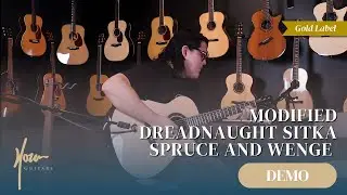 Hozen Guitars | Modified Dreadnaught | Sitka Spruce & Wenge | Gold Label
