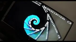Camera + monitor video feedback loop experiment