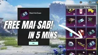BGMI Free Rewards Trick 😱 | AG, Emblem, Materials & Coupons Without UC