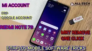 REDMI NOTE 7S MI ACCOUNT #FRP REMOVE MRT ONE CLICK
