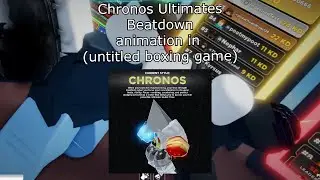 Chronos beat down ultimate's animations in untitled boxing game#roblox #boxingsimulator#boxing#anime