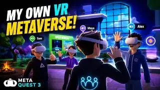 I Built My Own Multiplayer VR Metaverse! | Meta Quest 3 + Unity