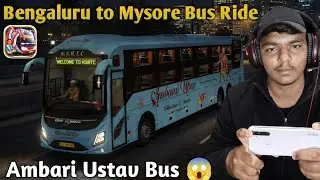 😱Bengaluru To Mysore Ksrtc Bus Ride Ksrtc Bus Game Download 